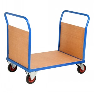 Classic Platform Trolley Timber Sides 500kg Capacity